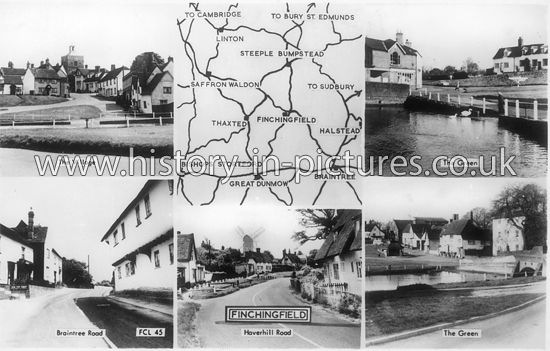 Views of Finchingfield, Essex. c.1950's